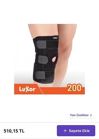 Luxor destekli dizlik - Görsel 6