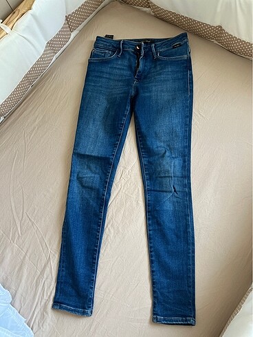 26 Beden mavi Renk Mavi gold esnek kot pantolon jean