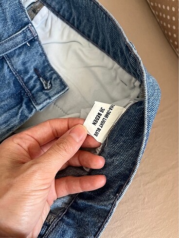 36 Beden mavi Renk Manuka açık mavi jean kot pantolon yeni etiketli