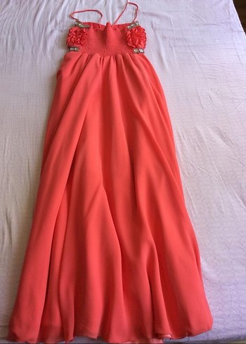 Narçiçeği Uzun Abiye Elbise - Görsel 4