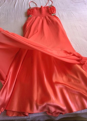 Narçiçeği Uzun Abiye Elbise - Görsel 5