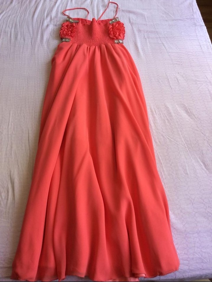 Narçiçeği Uzun Abiye Elbise - Görsel 4