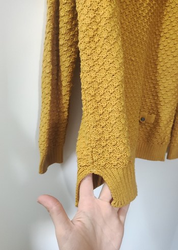 DeFacto Young hardal sarı basic kadın kazak - Görsel 5