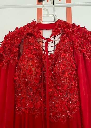 Kırmızı Kına Elbisesi - Görsel 5