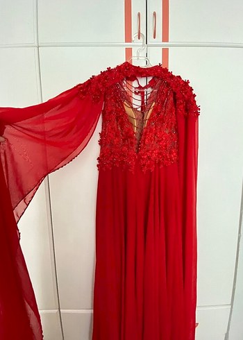 Kırmızı Kına Elbisesi - Görsel 4