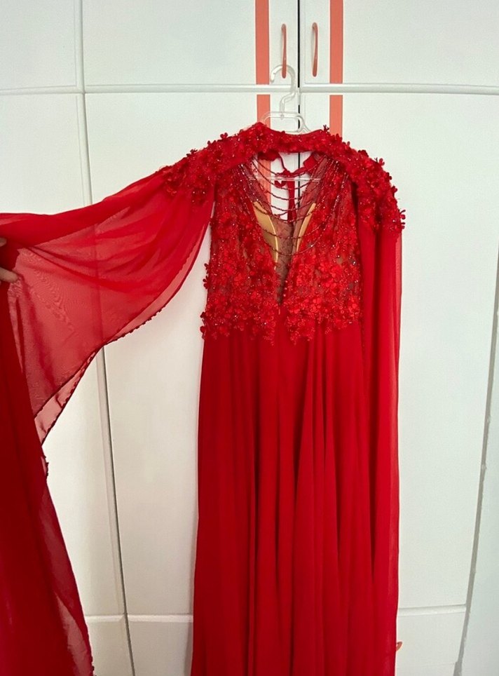 Kırmızı Kına Elbisesi - Görsel 4