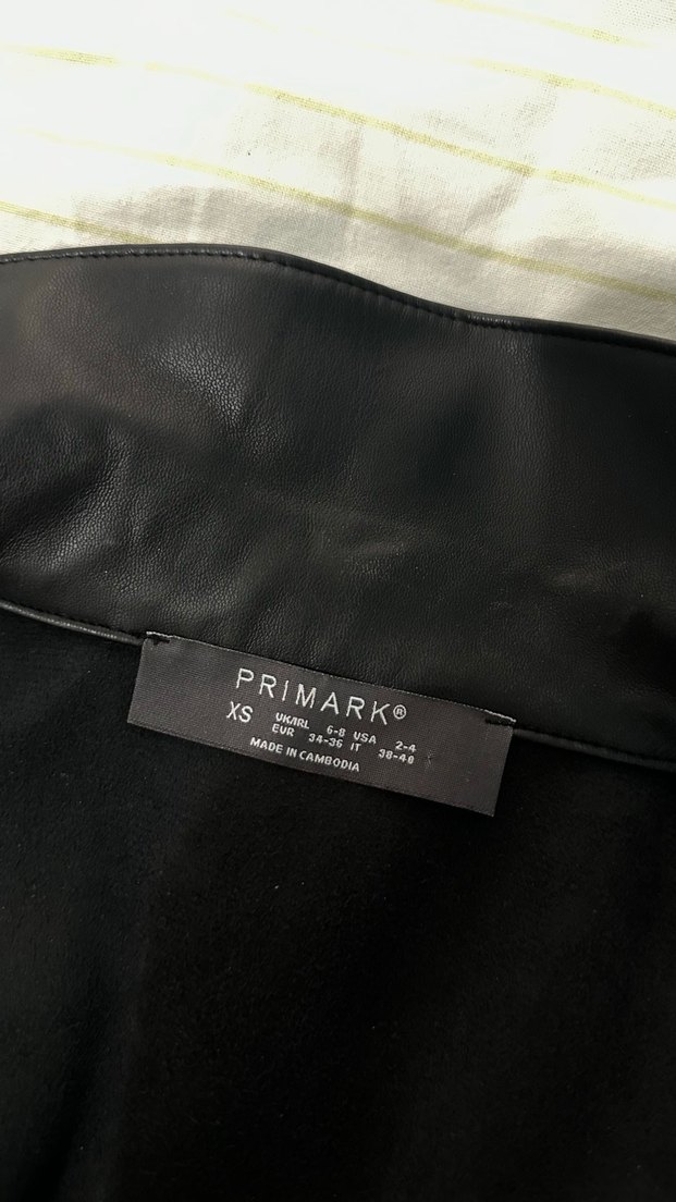 Siyah Rugan Kadın Deri Ceket - Görsel 3