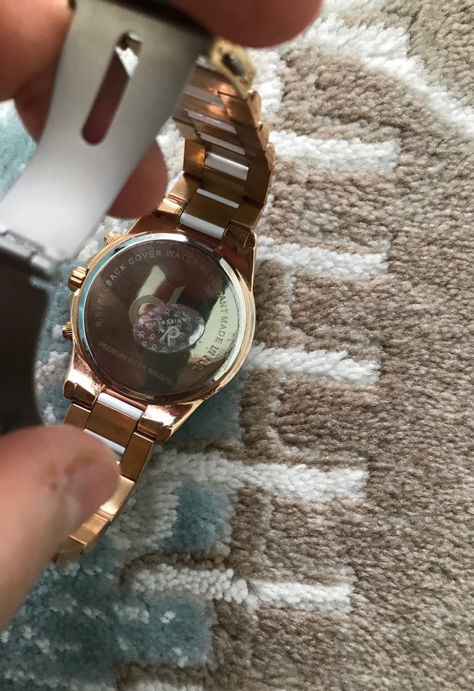 Beyaz Kayışlı Klasik Kadın Kol Saati orijinaldir - Görsel 3