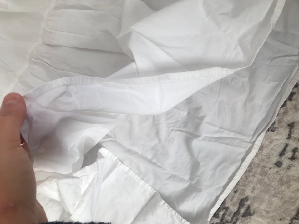 Beyaz ip askılı uzun yazlık elbise - Görsel 5