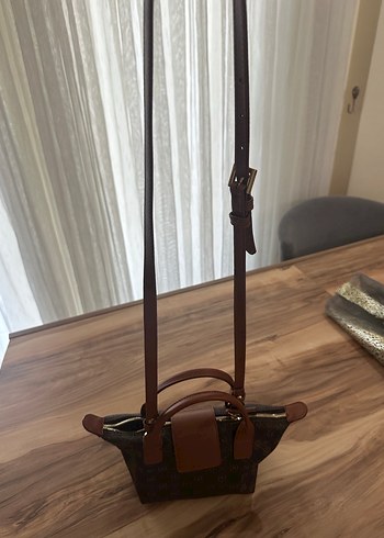 Kahverengi Deri Kadın El Çantası - Görsel 5