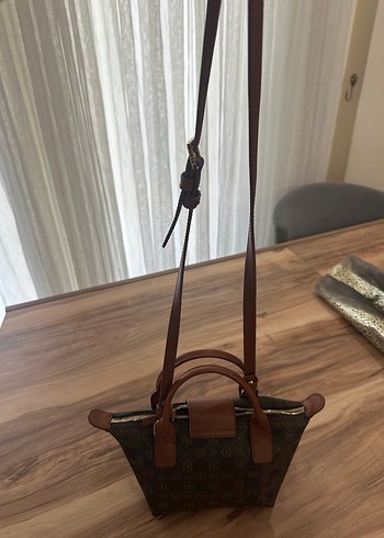 Kahverengi Deri Kadın El Çantası - Görsel 6