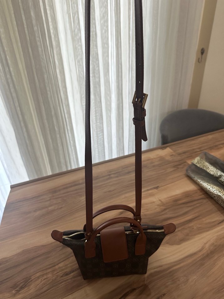 Kahverengi Deri Kadın El Çantası - Görsel 5