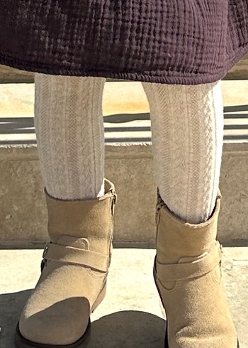 Kadın Süet Tokalı Topuklu Bot - Görsel 2