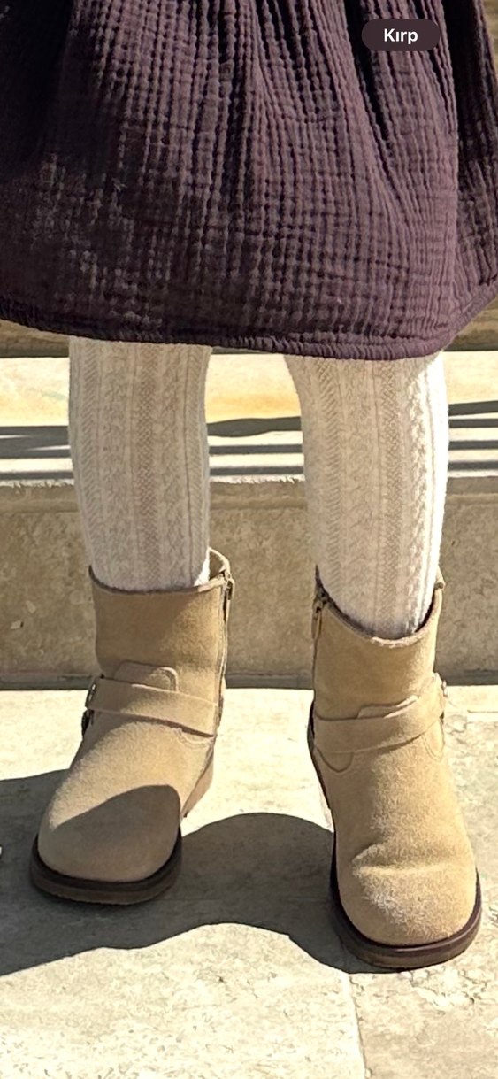 Kadın Süet Tokalı Topuklu Bot - Görsel 2