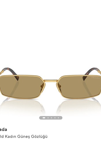 Prada Altın Kadın Güneş Gözlüğü - Görsel 2