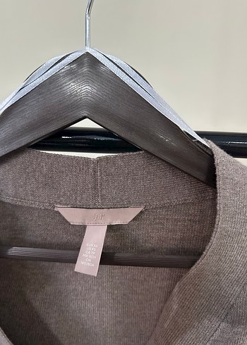 Gri Kadın Triko Midi Hırka - Görsel 3