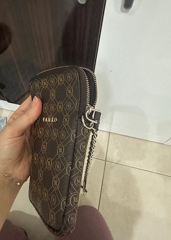 Zincir Detaylı Kadın Kahverengi Çapraz Çanta - Görsel 6