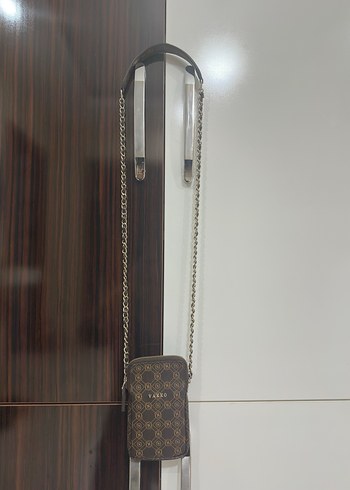 Zincir Detaylı Kadın Kahverengi Çapraz Çanta - Görsel 3