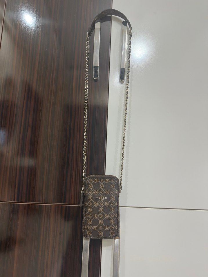 Zincir Detaylı Kadın Kahverengi Çapraz Çanta - Görsel 2