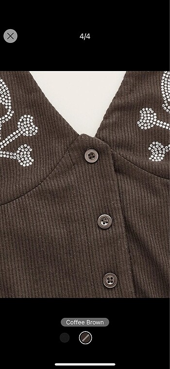 s Beden kahverengi Renk Y2K crop Affliction-Grunge-Goth
