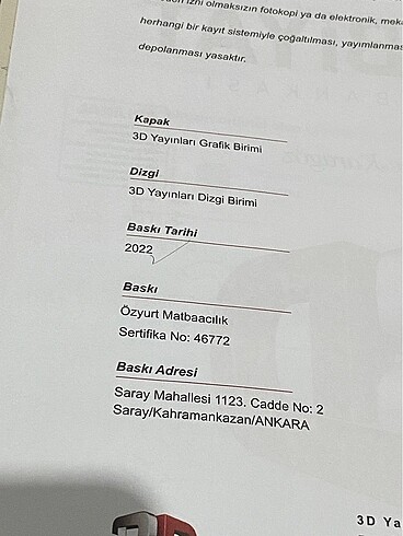  Beden Renk 3D ayt edebiyat soru bankası 2022
