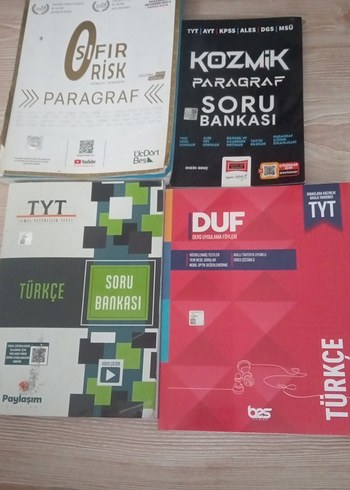 TYT Türkçe - Paragraf Soru Bankası Seti 4 Kitap