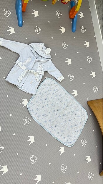 Bebek bornoz takımı - Görsel 3