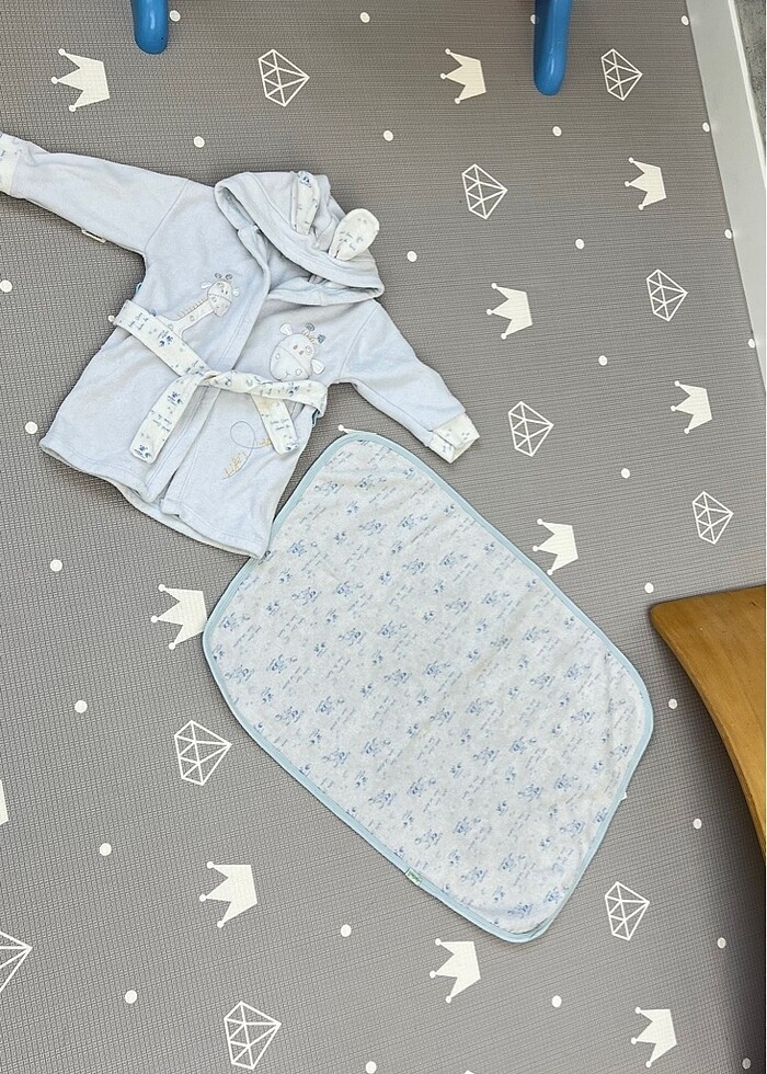 Bebek bornoz takımı - Görsel 3