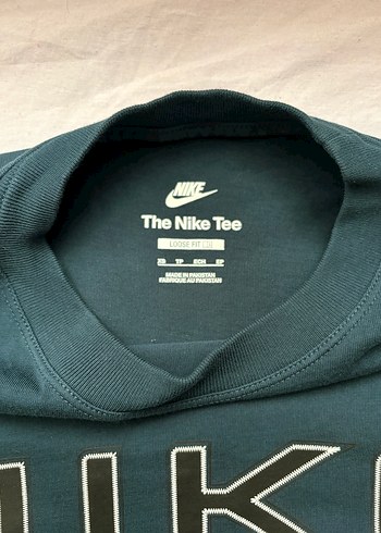 Nike kadın Mavi Kısa Kollu Tişört - Görsel 2