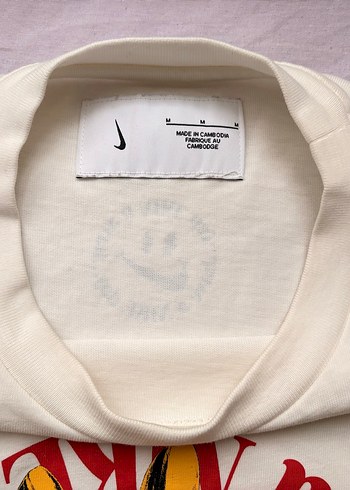 Beyaz Baskılı Erkek T-shirt - Görsel 2