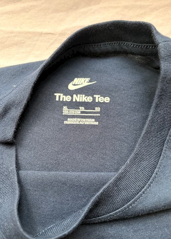 Nike unisex Koyu Mavi Kısa Kollu Tişört - Görsel 2