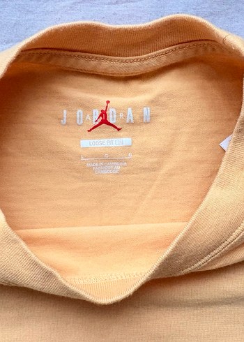 Sarı kadın jordan  Kısa Kollu crop Tişört - Görsel 2