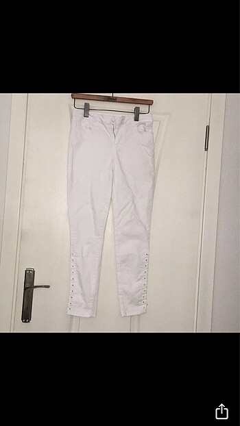 beyaz pantalon