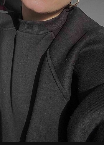 m Beden siyah sweatshirt