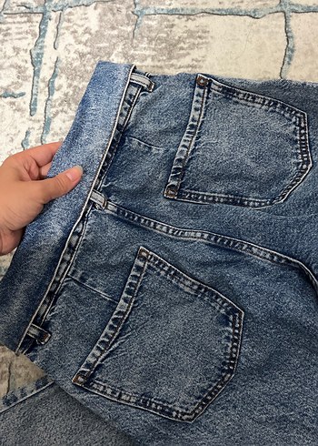 34 Beden mavi Renk Mavi Kadın Denim Jean