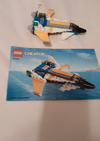 Mavi LEGO Creator Uzay Aracı 31042