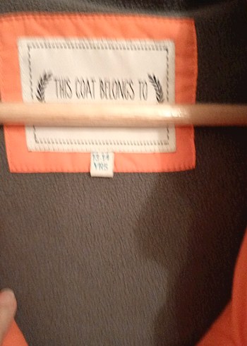 Turuncu Kapüşonlu ,Çocuk Fermuarlı Yelek - Görsel 3