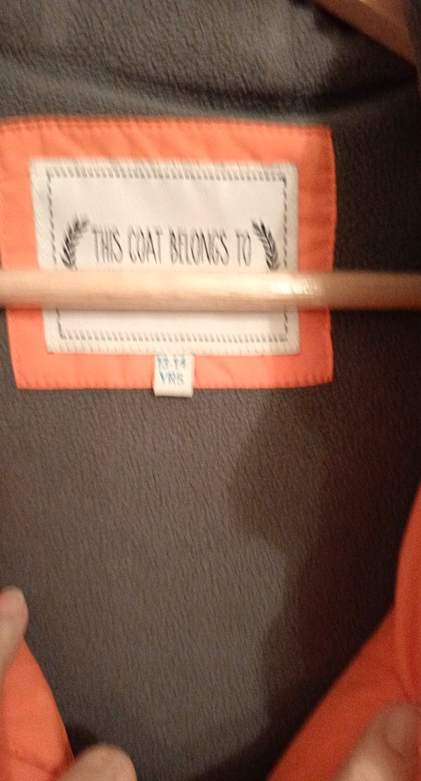 Turuncu Kapüşonlu ,Çocuk Fermuarlı Yelek - Görsel 3