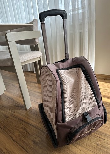 PETPRETTY Kahverengi Seyahat Taşıyıcı - Görsel 4
