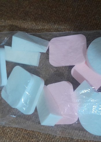 Pastel Pembe Makyaj Süngeri Seti - Görsel 2