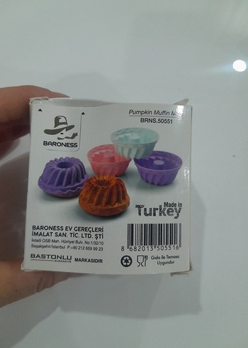 Baroness Mor Kabak Kek Kalıbı 6'lı - Görsel 2