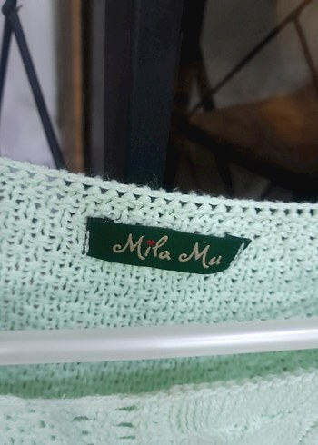 Yeşil Örgü Kadın Triko Kazak - Görsel 3