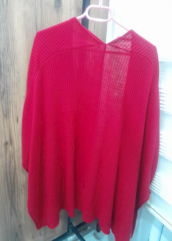 Kırmızı Kadın Bohem Salaş Hırka - Görsel 5