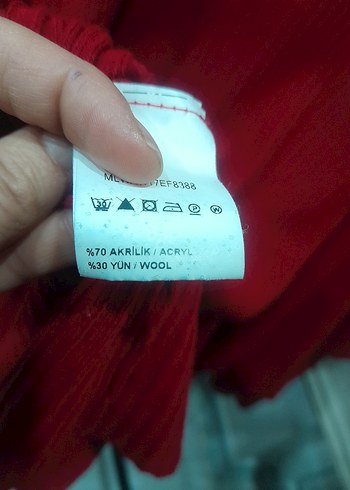 Kırmızı Kadın Bohem Salaş Hırka - Görsel 3