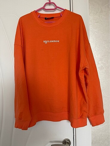 xxl Beden turuncu Renk Sweatshirt tunik