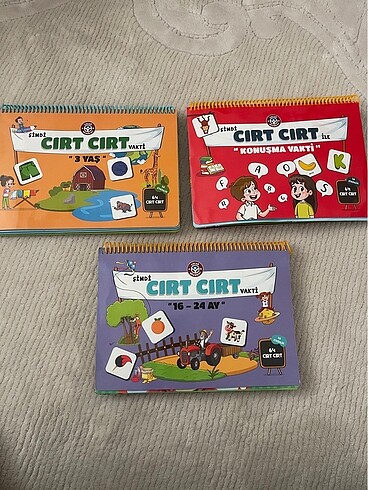 Cırtlı kitap seti çocuk akademi