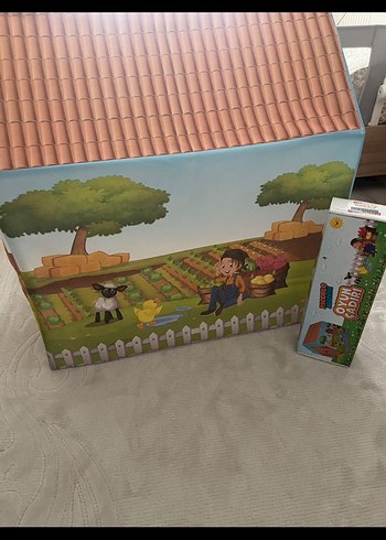 Oyun çadırı çiftlik temalı