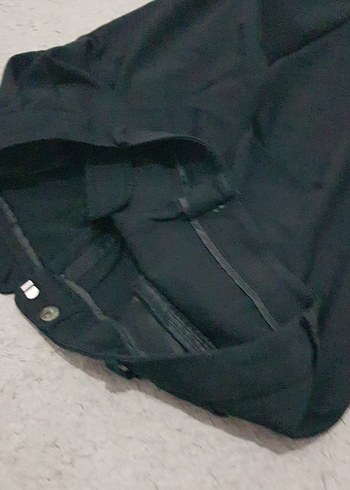 Siyah Kadın Ofis Kumaş Pantolon - Görsel 5