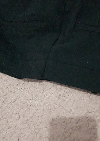 Siyah Kadın Ofis Kumaş Pantolon - Görsel 6