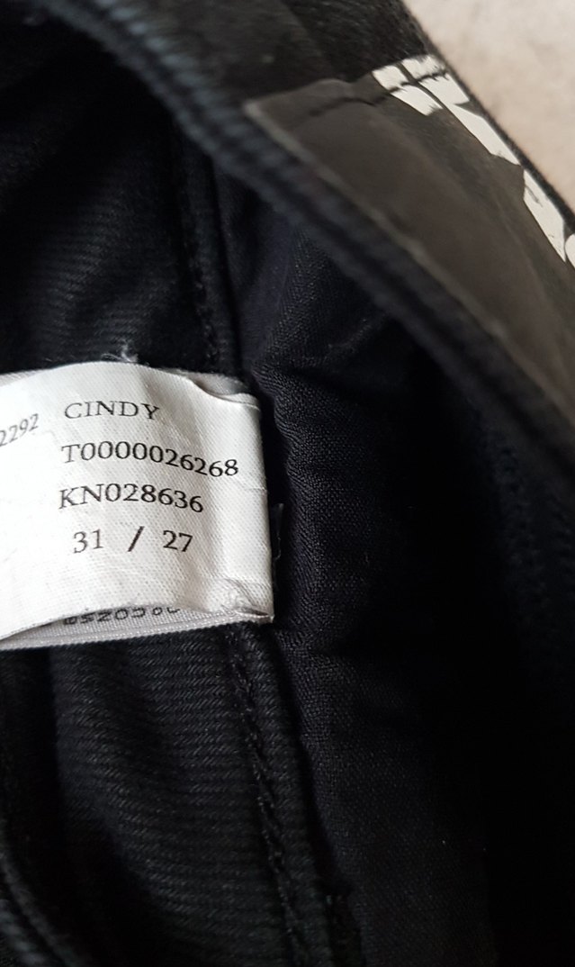 Kemer Detaylı Siyah Kadın Denim Pantolon.31-27 beden - Görsel 4